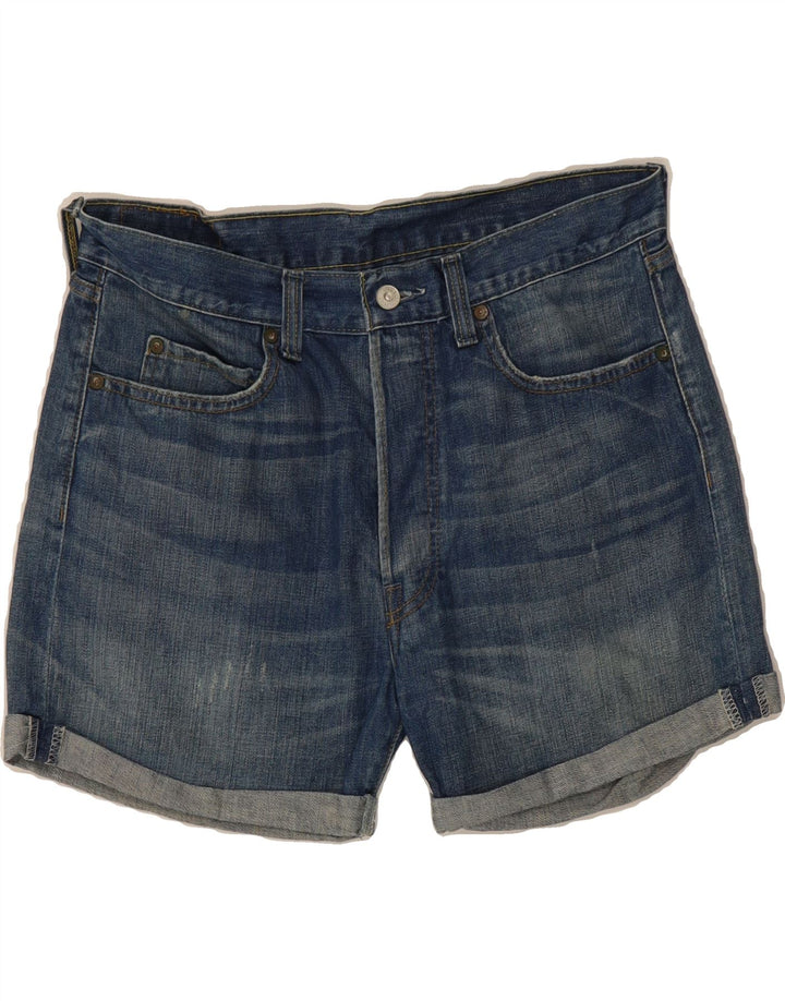 LEVI'S Womens Denim Shorts W32 Large  Blue Vintage Levi's and Second-Hand Levi's from Messina Hembry 
