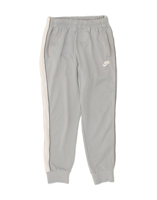NIKE Pantalon de survêtement pour homme Pantalon de jogging Petit Gris Colorblock Polyester