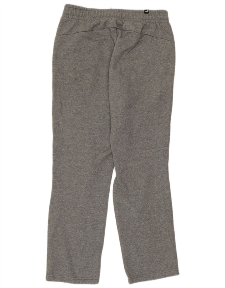 Pantaloni da tuta da uomo Puma in cotone grigio medio