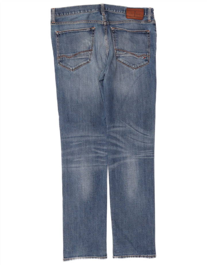 Tommy Hilfiger Mens Straight Jeans W34 L32 Blue