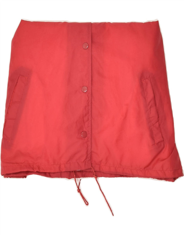VINTAGE Mens Bomber Jacket UK 42 XL Red Nylon Vintage Vintage and Second-Hand Vintage from Messina Hembry 