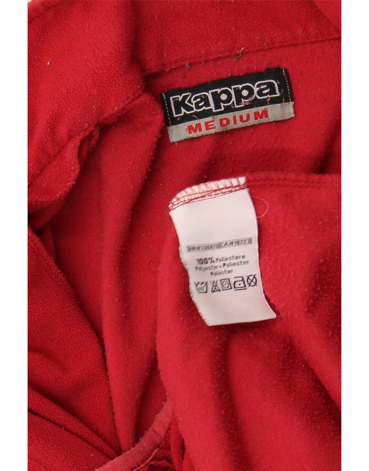 Kappa Herre Fleecejakke UK 36 Lille Rød Polyester