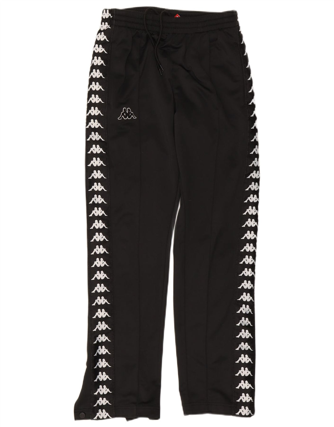 Kappa Mens Graphic Tracksuit Trousers Small Black