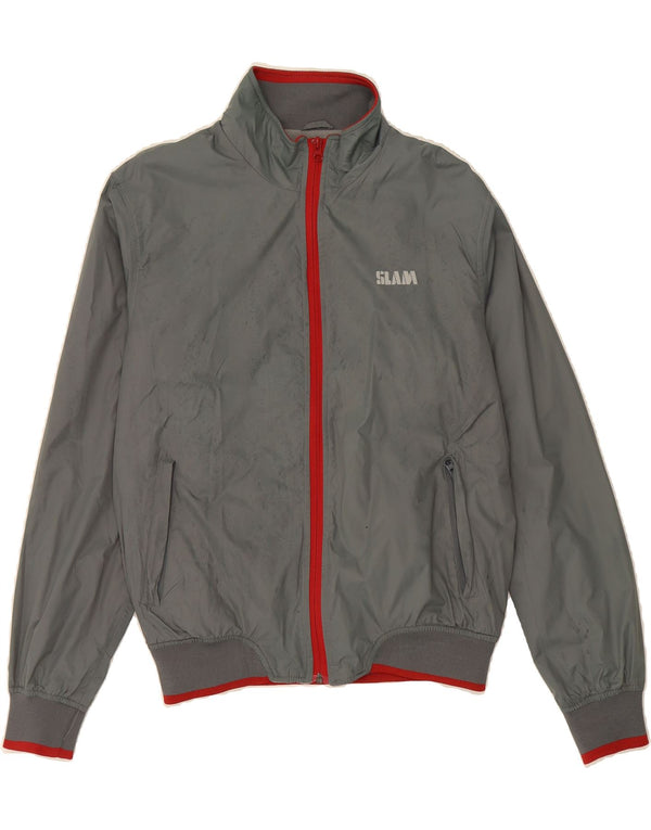 Giubbotto bomber da uomo SLAM UK 36 piccolo nylon grigio