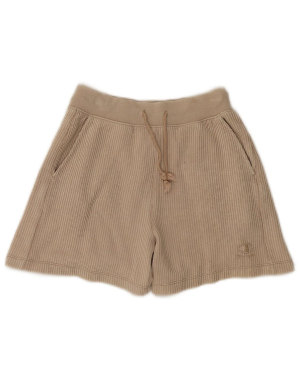 Shorts esportivos femininos Champion UK 6 XS algodão bege
