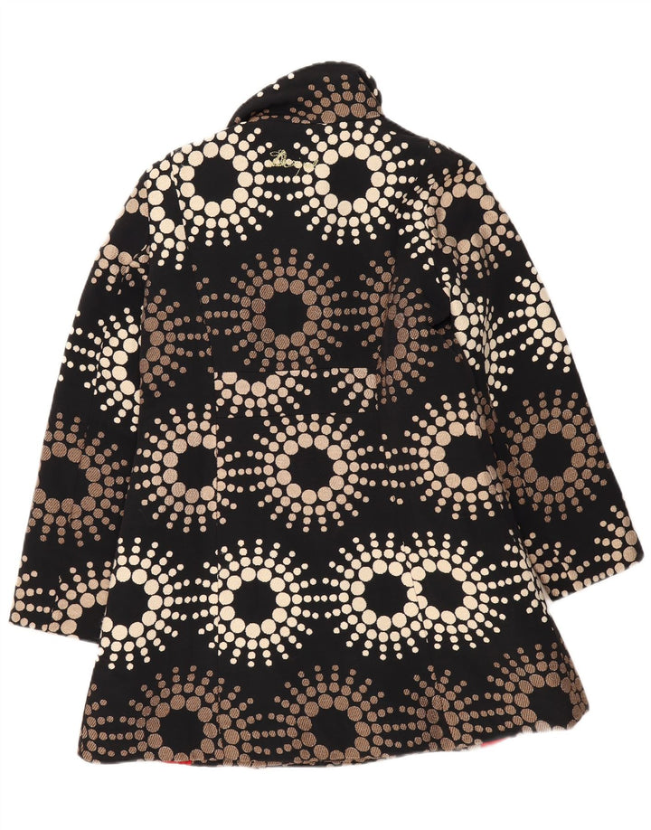 Cappotto Desigual da donna EU 44 XL poliestere geometrico nero