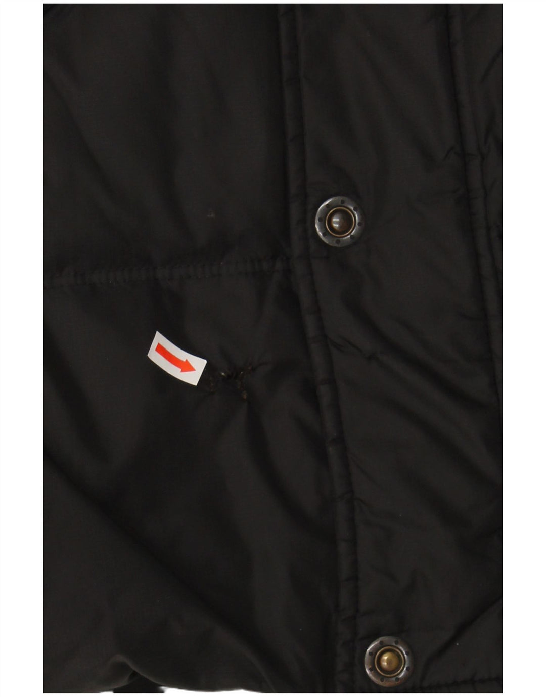 DIESEL Mens Padded Jacket UK 44 2XL Black Nylon
