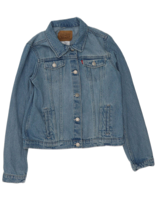 Levi's Girls Denim Jacket 13-14 Years XL Blue Cotton