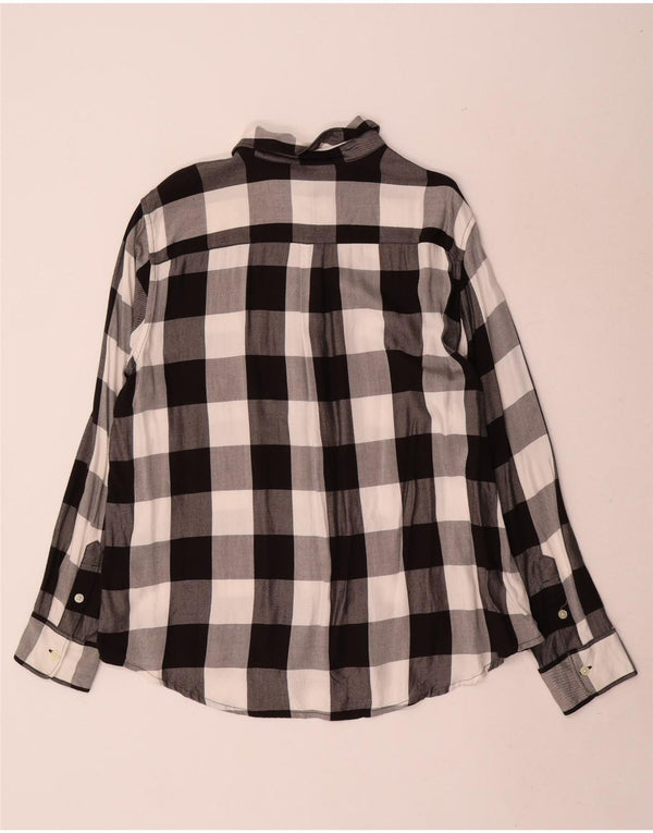 Levi's Womens Boyfriend Flannel πουκάμισο UK 16 Large Black Gingham