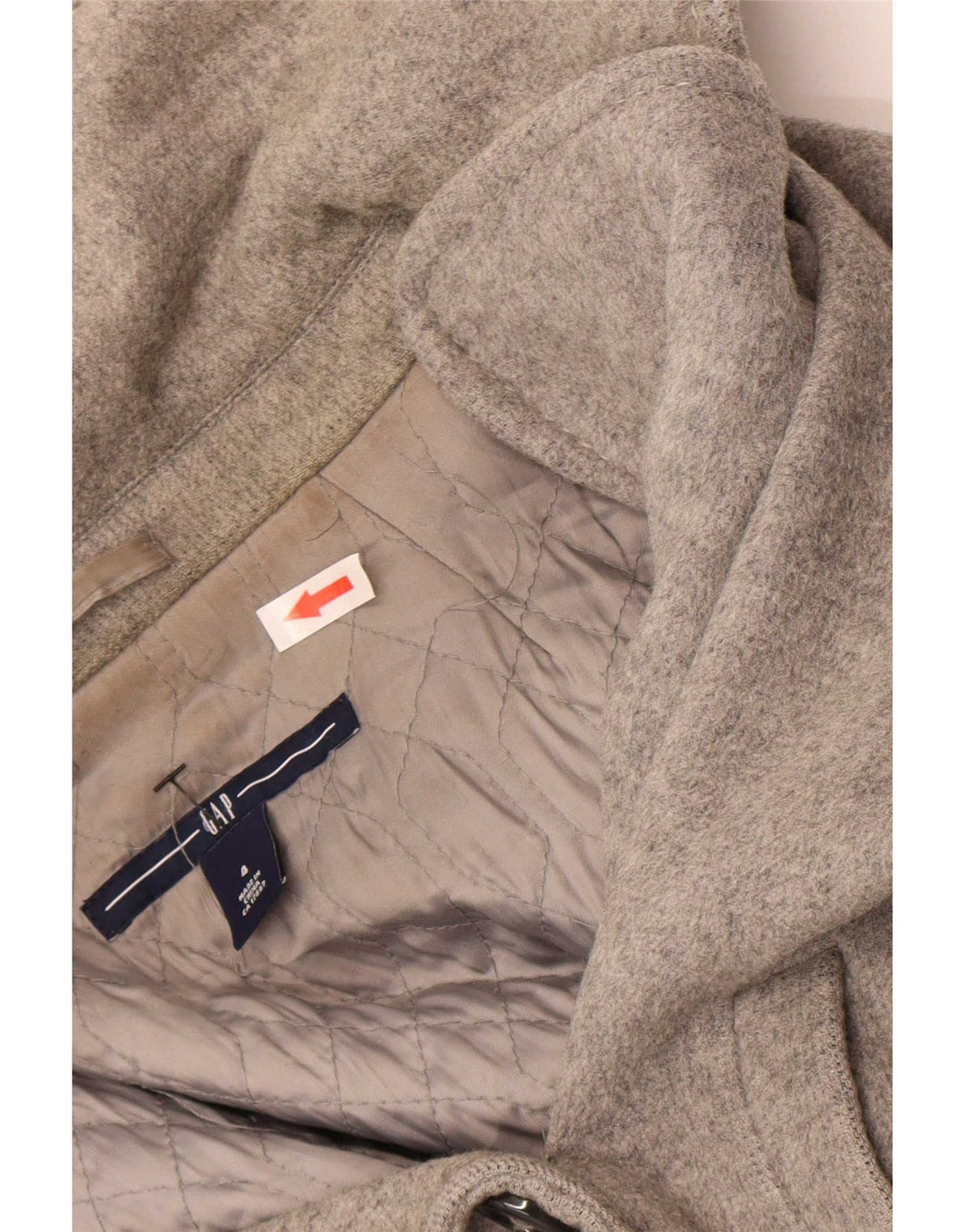 Cappotto doppiopetto da donna Gap US 4 Small Grigio