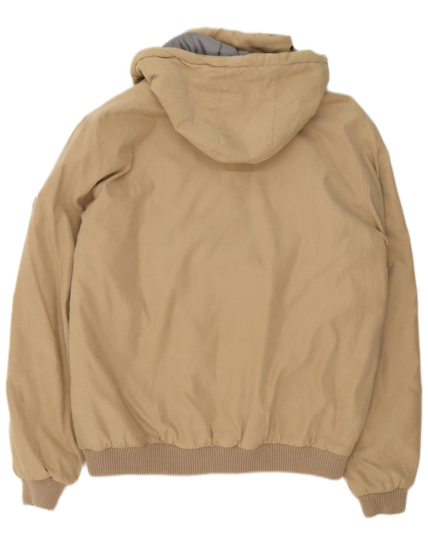 Slam Veste Bomber à Capuche Homme UK 42 XL Beige Polyester