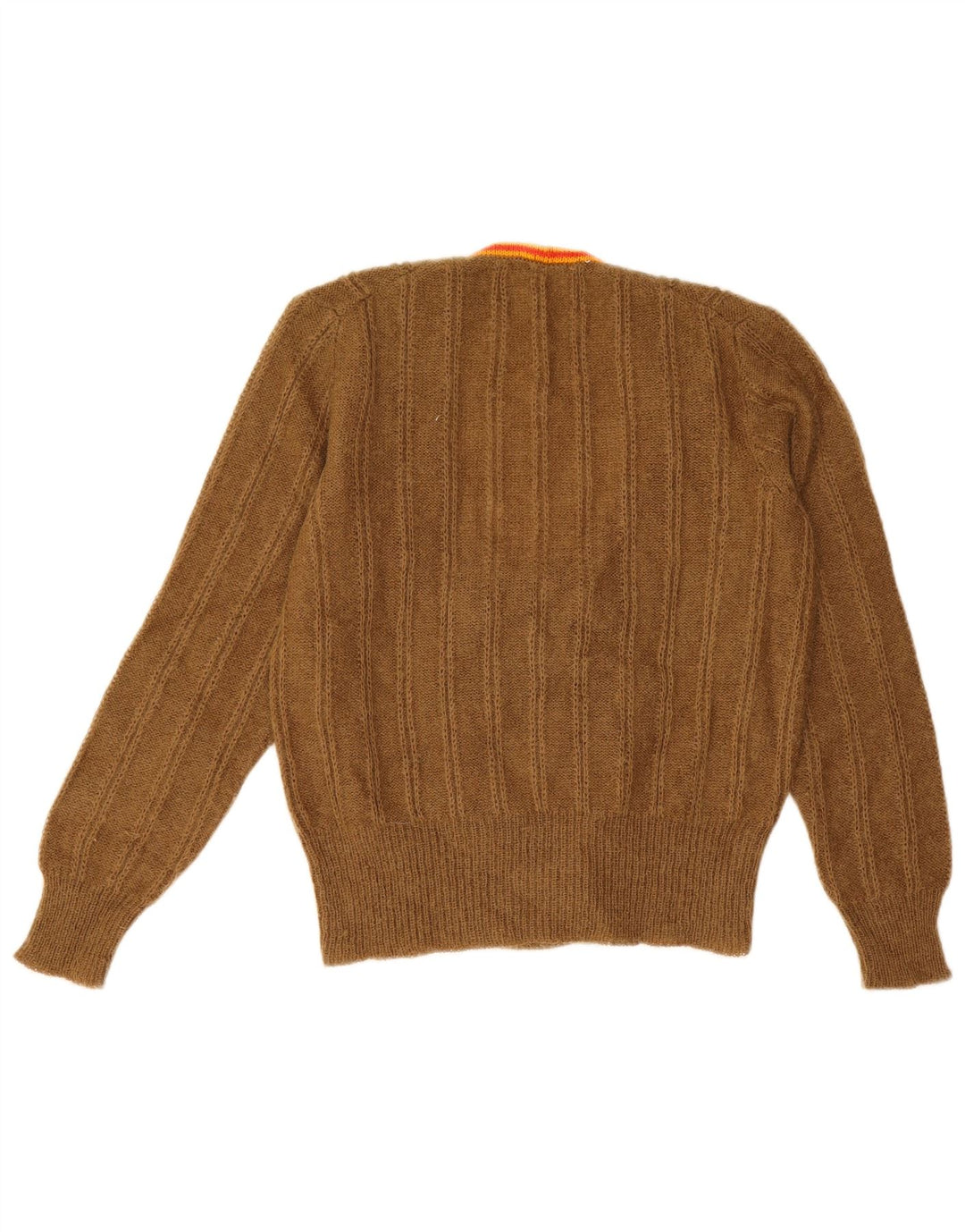 Vintage Womens Cardigan Sweater UK 14 Medium Beige