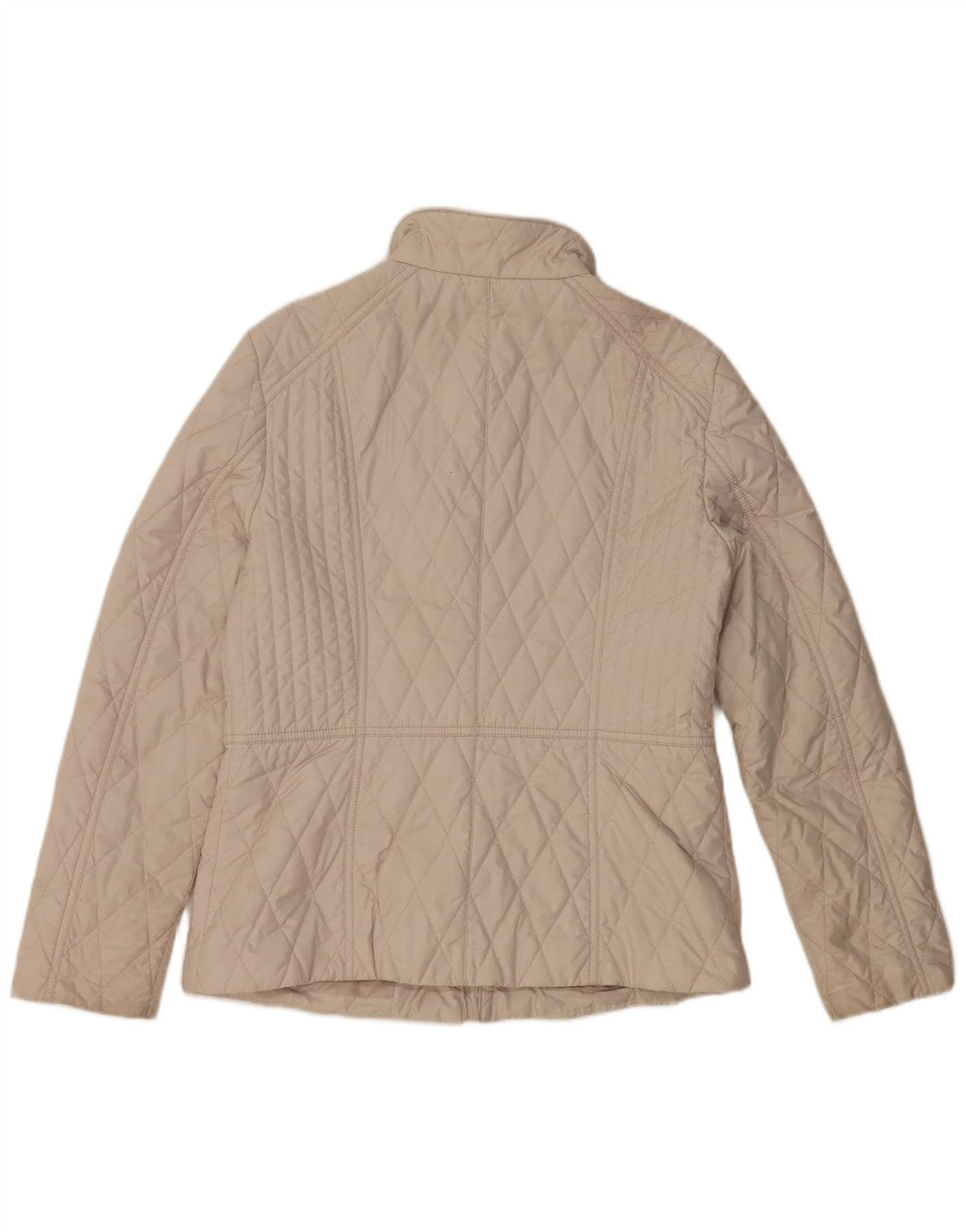 GERRY WEBER Womens Quilted Jacket UK 14 Large Beige