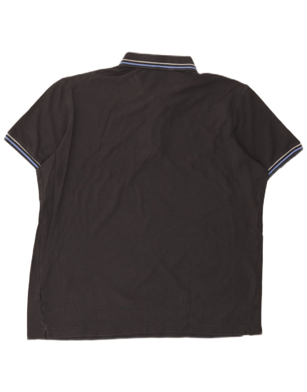 Lotto Mens Life's Polo Shirt 2XL Navy Blue Cotton