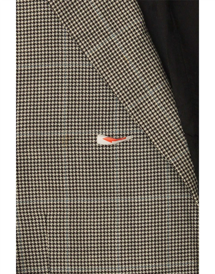 Marks & Spencer Ανδρικό σακάκι σακάκι με 2 κουμπιά UK 42 Large Black Houndstooth
