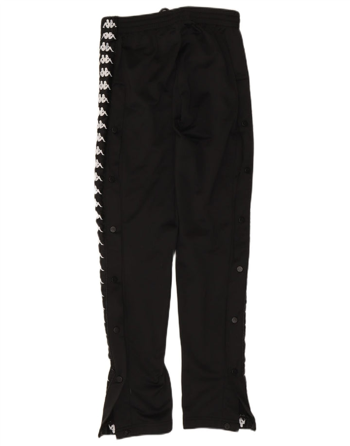 Kappa Mens Graphic Tracksuit Trousers Small Black