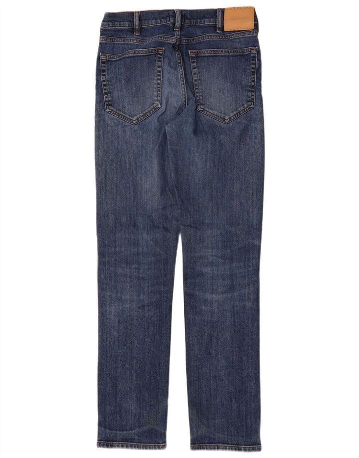 Gant Mens Distressed Slim Jeans W30 L32 Blue Cotton