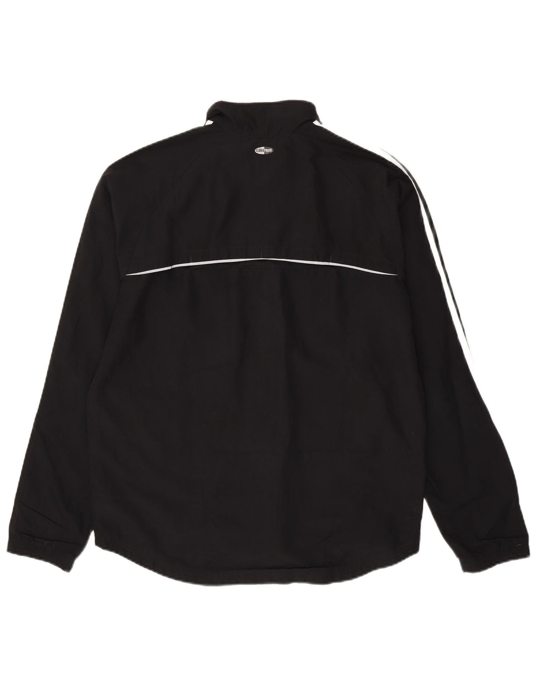 Adidas Mens Clima Proof Rain Jacket UK 38 Medium Black Polyester