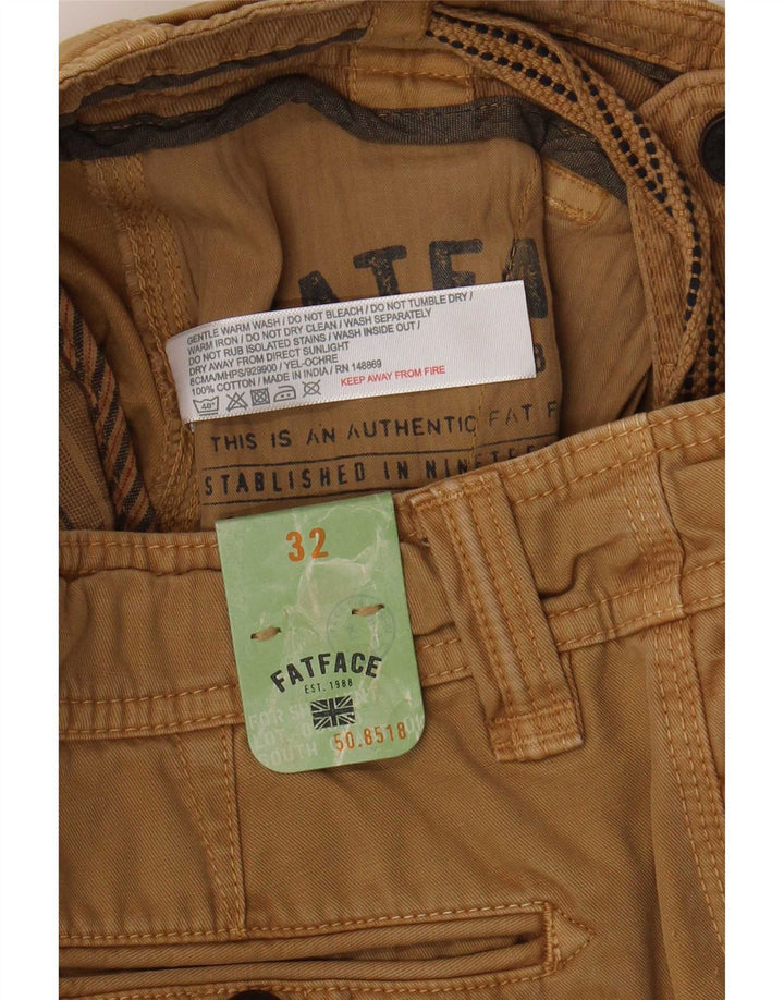 Ανδρικό σορτς Chino Fat Face W32 Βαμβακερό μεσαίο μπεζ