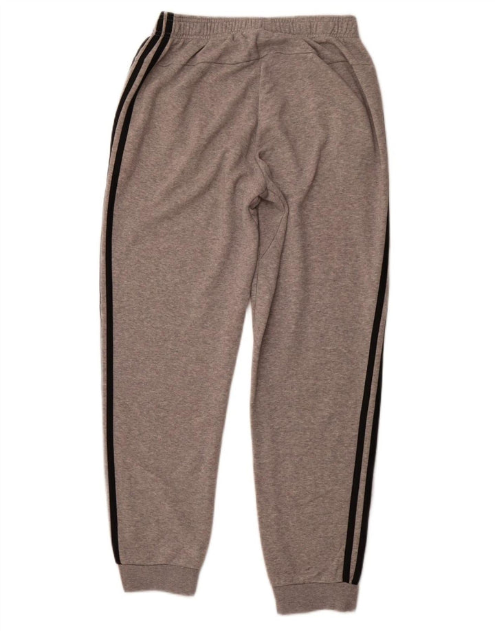 ADIDAS Mens Tracksuit Trousers Joggers Medium Grey Cotton