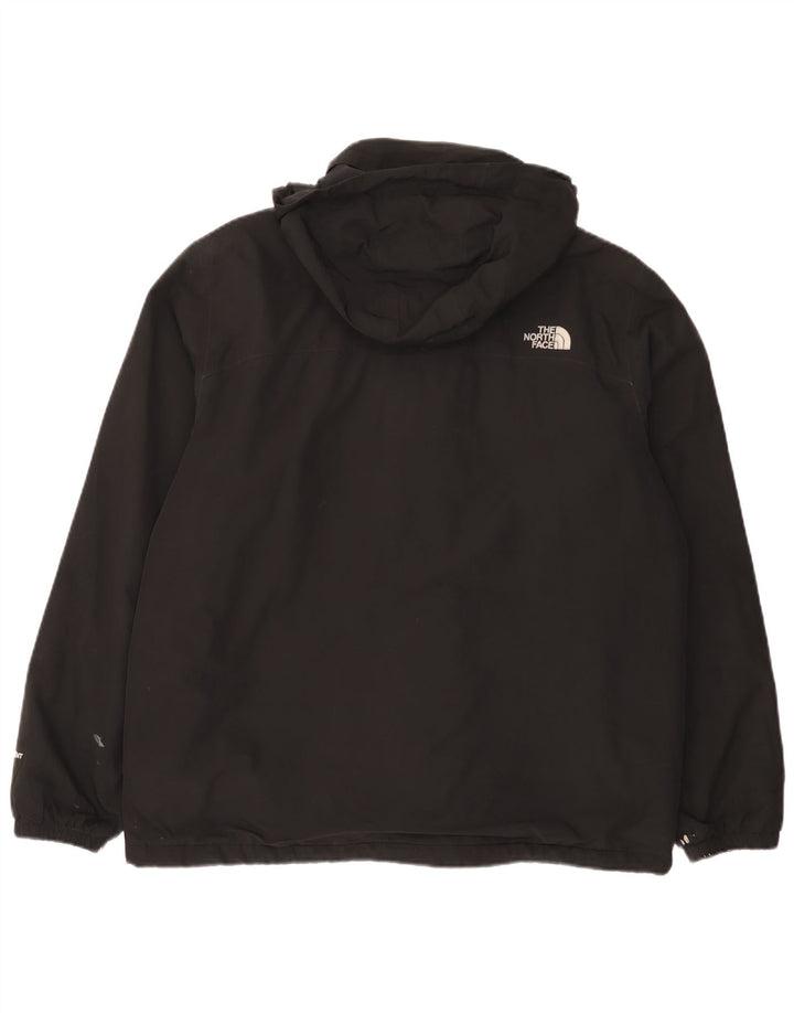 The North Face Mens Hooded Windbreaker Jacket UK 40 Large Black Polyester