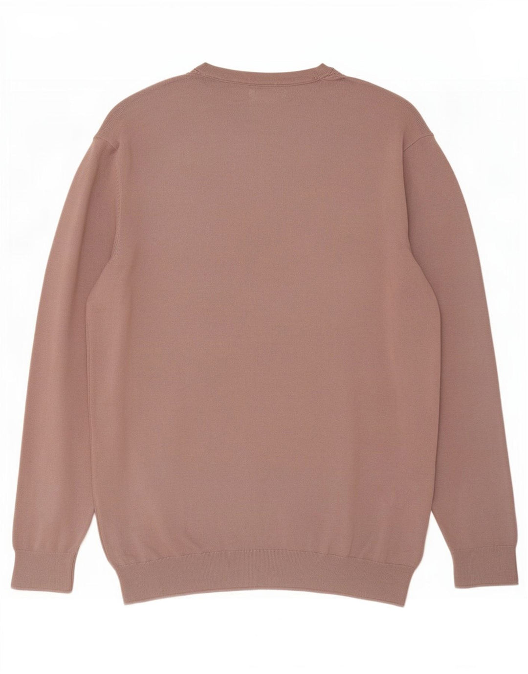 Maglione Zara da uomo girocollo in viscosa marrone medio