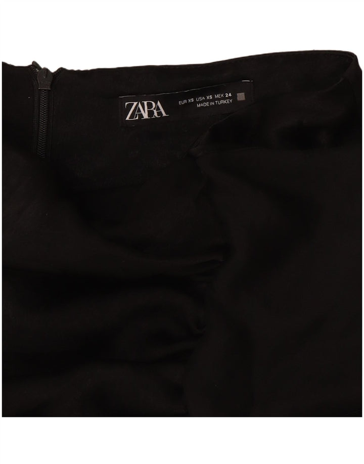Zara Womens Casual Shorts XS W24 Black