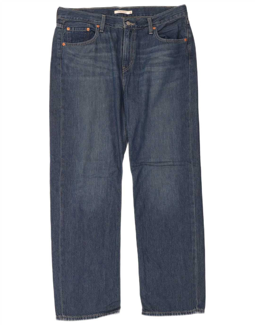 Levi's Herre Low Pro Straight Jeans W32 L32 Blå Bomuld
