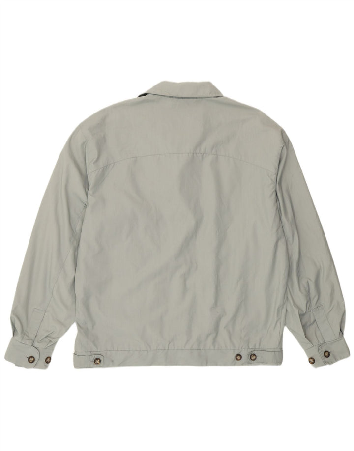 European Project Mens Bomber Jacket UK 40 Large Grey Polyester