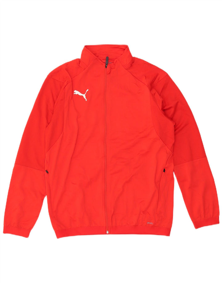 Puma Mens Tracksuit Top Jacket Medium Red