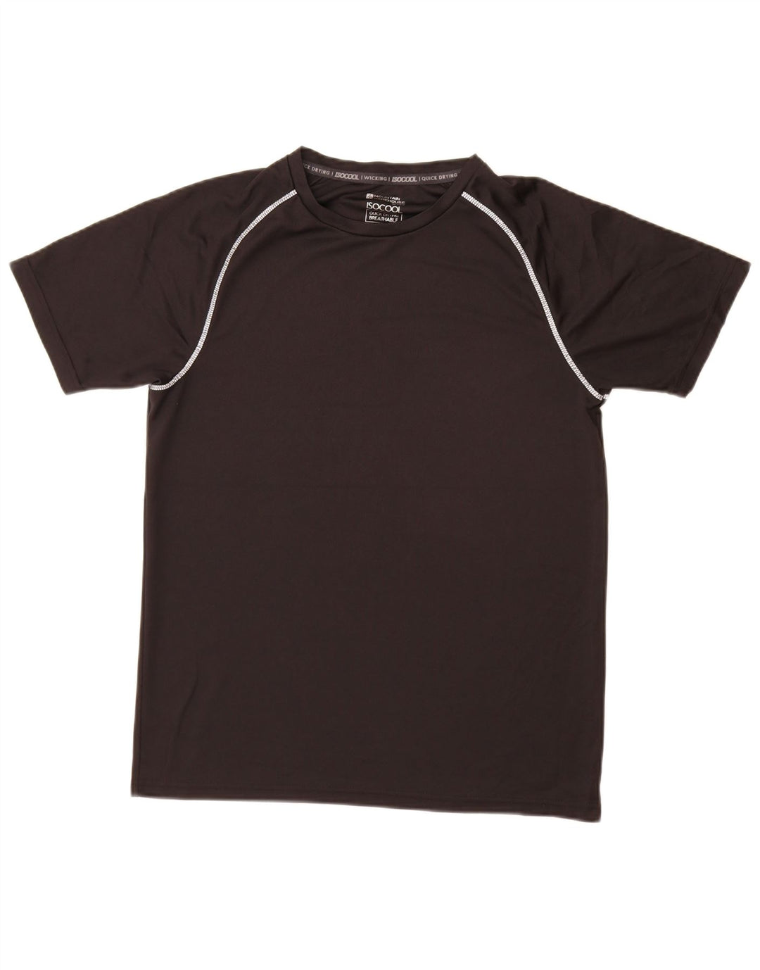 Mountain Warehouse Herre T-Shirt Top Medium Sort Polyester