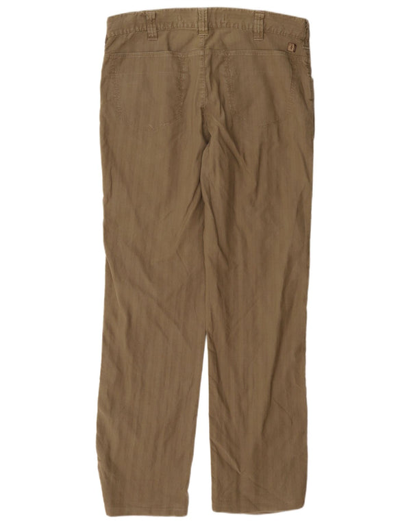 Pantaloni Casual Regolari da Uomo Trussardi IT 50 Large W34 L31 Cotone Kaki