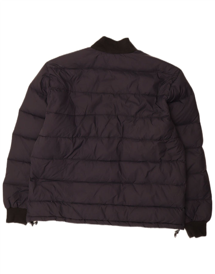 INVICTA Mens Padded Jacket UK 42 XL Navy Blue Polyamide