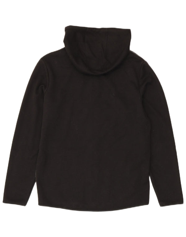Jack & Jones Mens Zip Hoodie Sweater Medium Black Colourblock Polyester