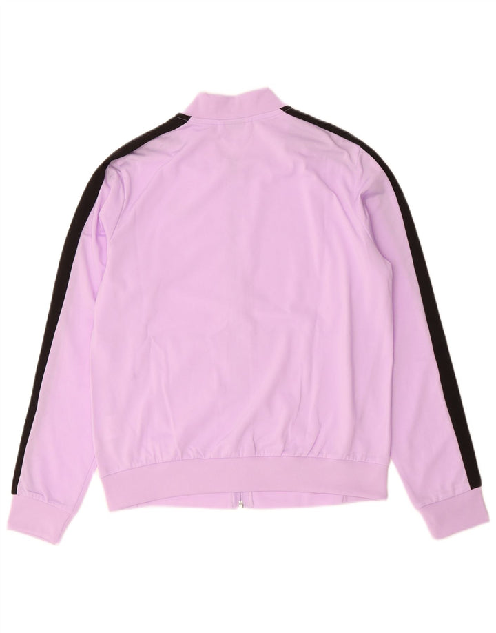 Puma Womens Oversized Tracksuit Top Jacket UK 10 Small Purple Colourblock