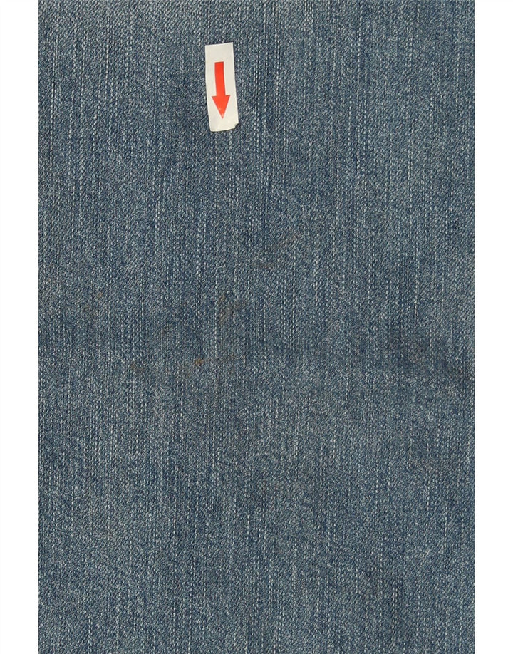 Armani Mens Straight Jeans W30 L31 Blue Cotton