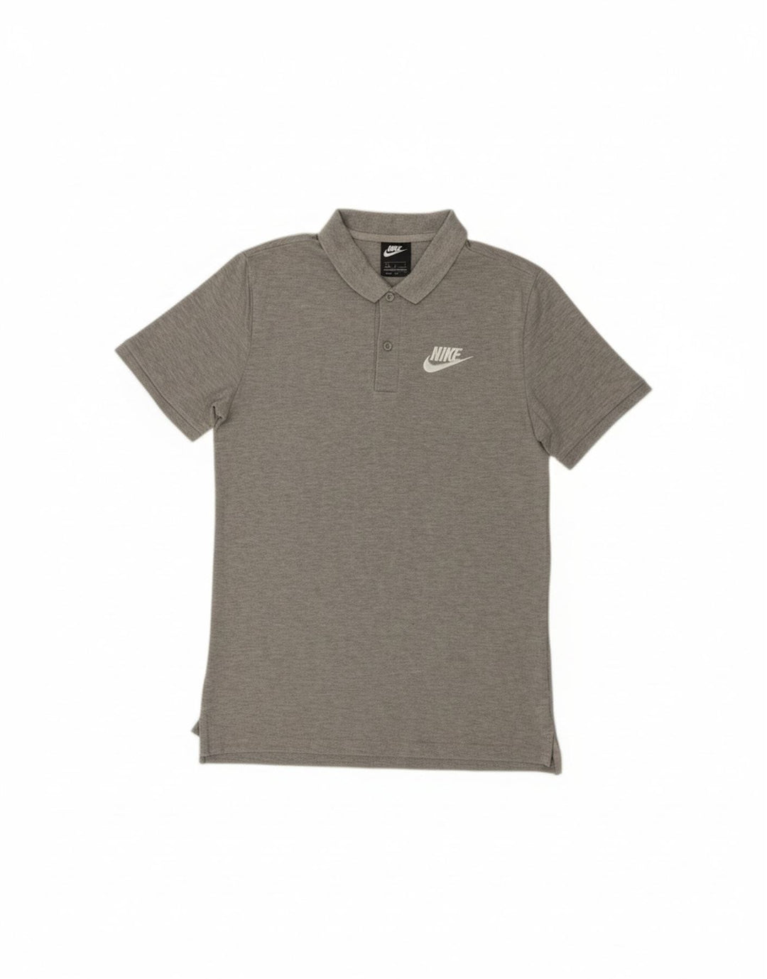 NIKE Mens Polo Shirt Small Grey Cotton Vintage Nike and Second-Hand Nike from Messina Hembry 
