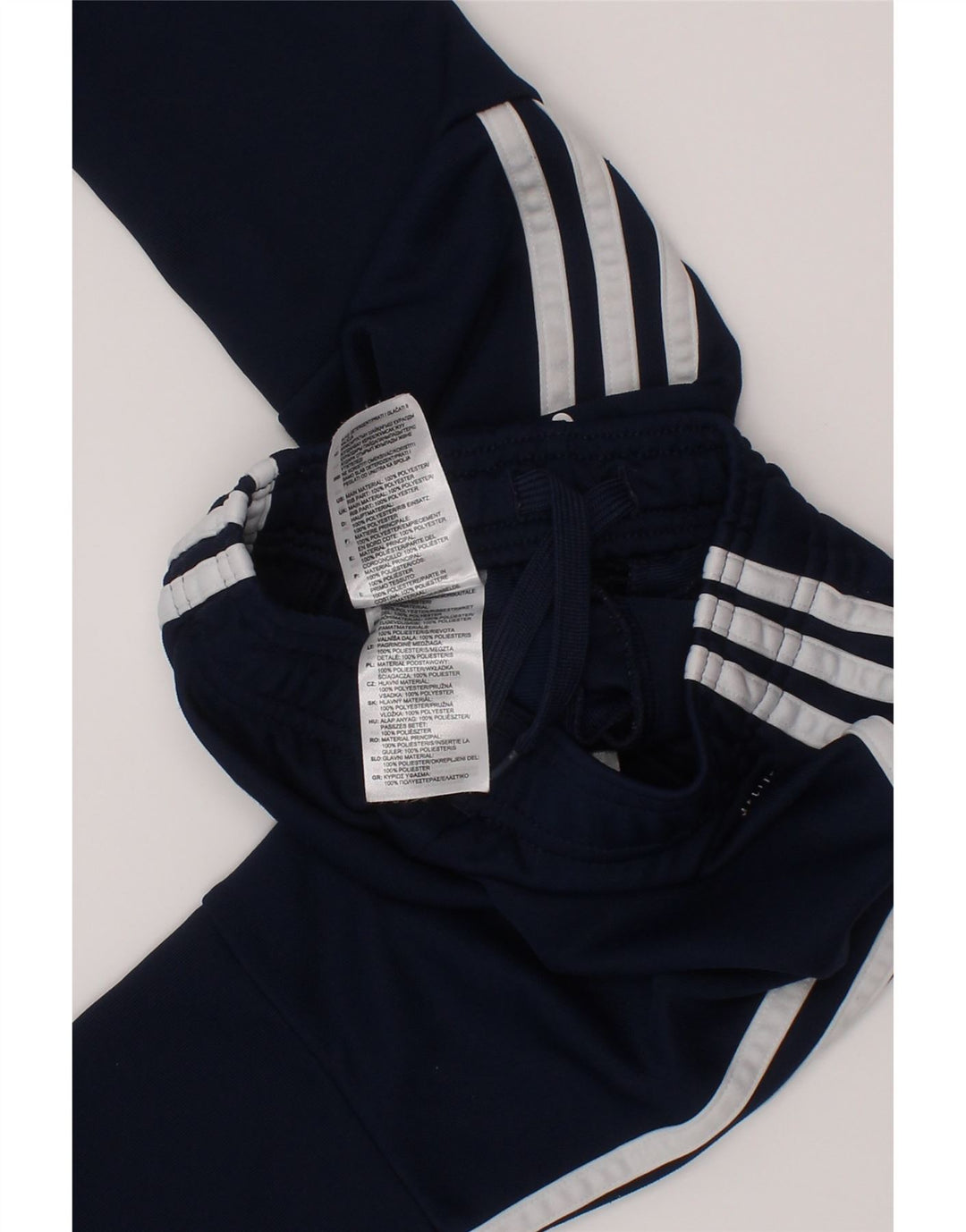 Adidas Boys Climalite Tracksuit Trousers 2-3 Years  Navy Blue Polyester