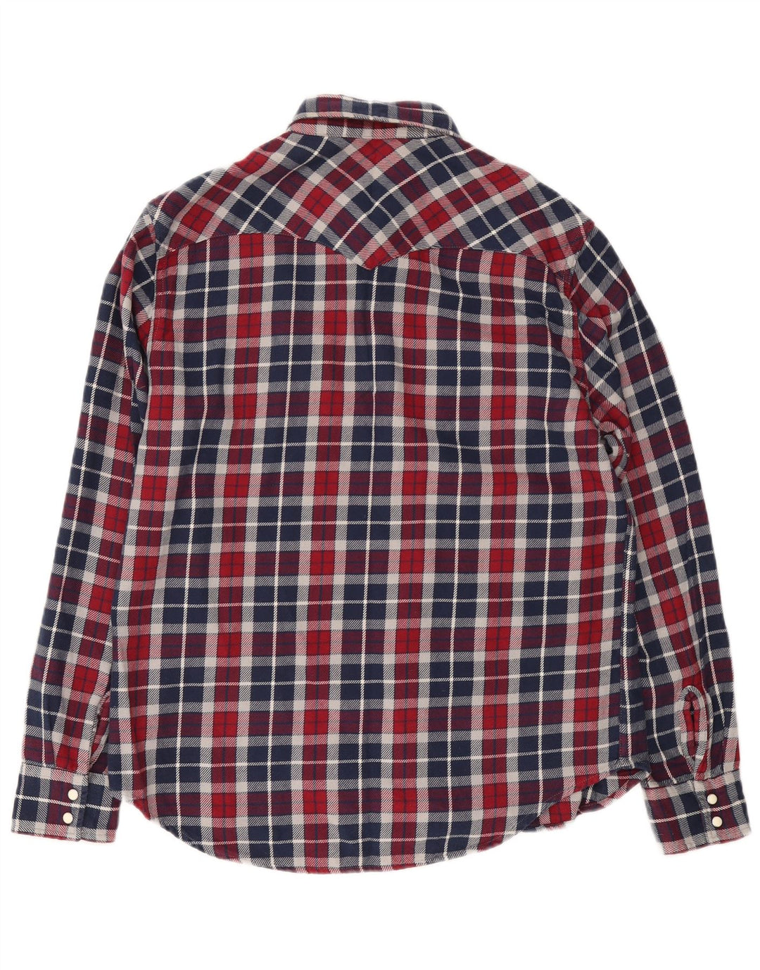 Levi's Herren-Flanellhemd, groß, bordeauxrot kariert