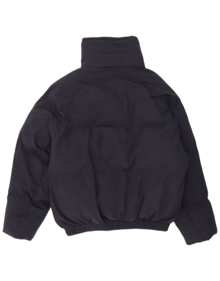 Zara Mens Loose Fit Padded Jacket UK 38 Medium Navy Blue