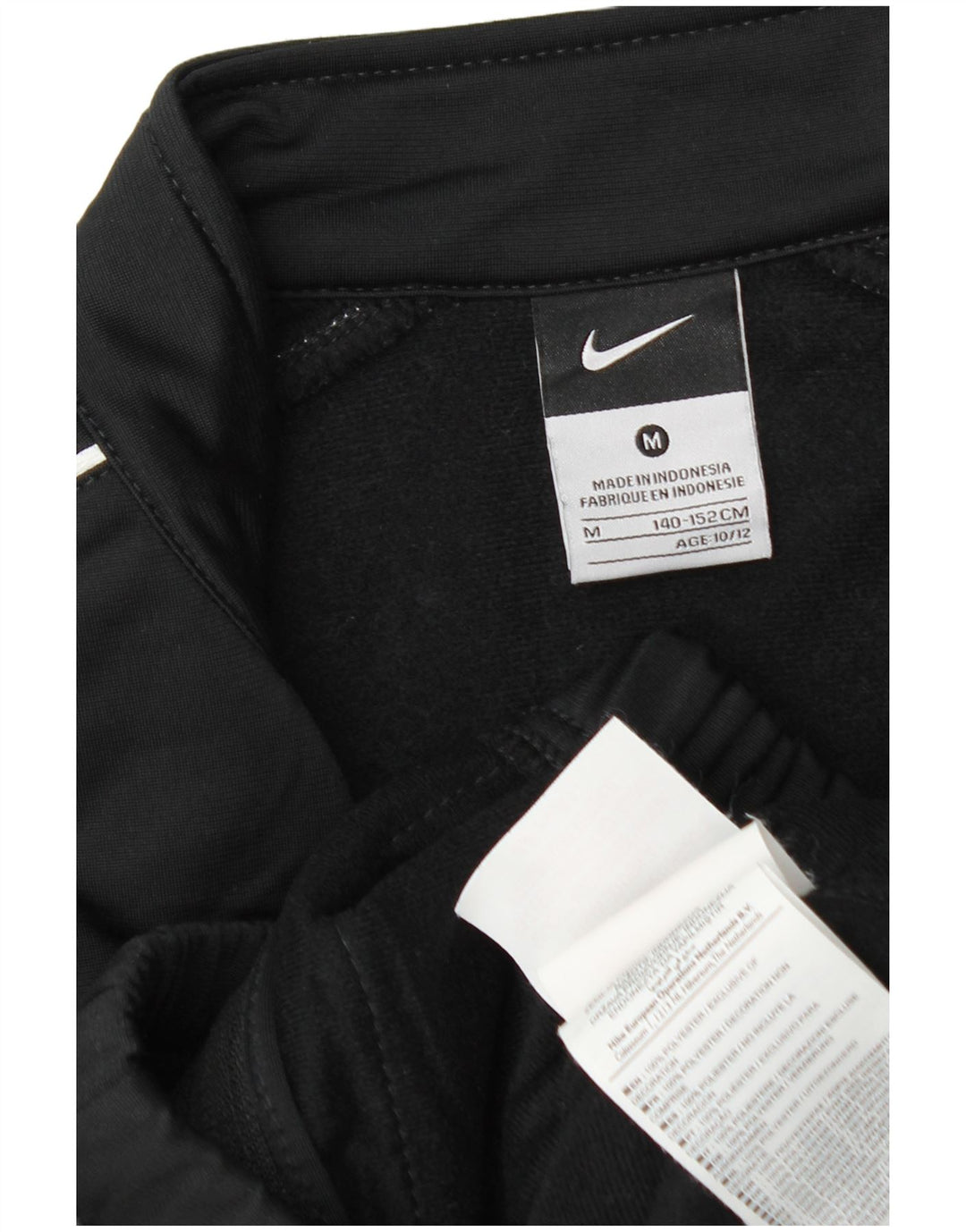 Jachetă de top pentru trening Nike pentru băieți Juventus 10-11 ani Poliester mediu negru