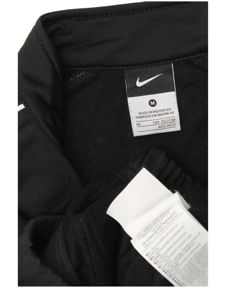 Jachetă de top pentru trening Nike pentru băieți Juventus 10-11 ani Poliester mediu negru