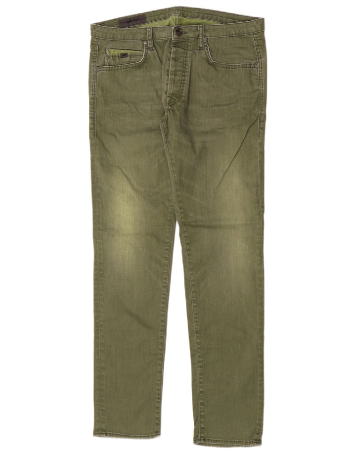 Gas Damen Slim Jeans W36 L32 Khaki