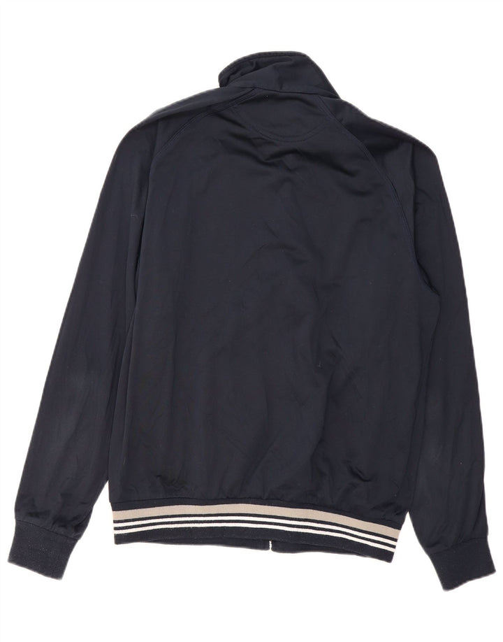 Champion Mens Tracksuit Top Jacket Large Navy Blue Polyester