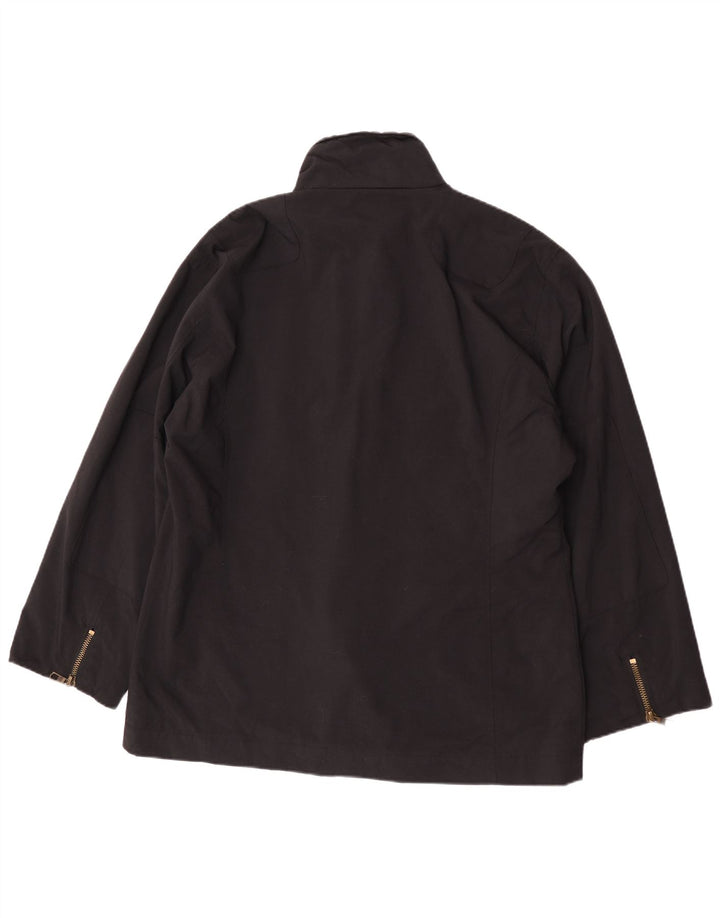 Massimo Rebecchi Mens Utility Jacket IT 54 2XL Black Nylon