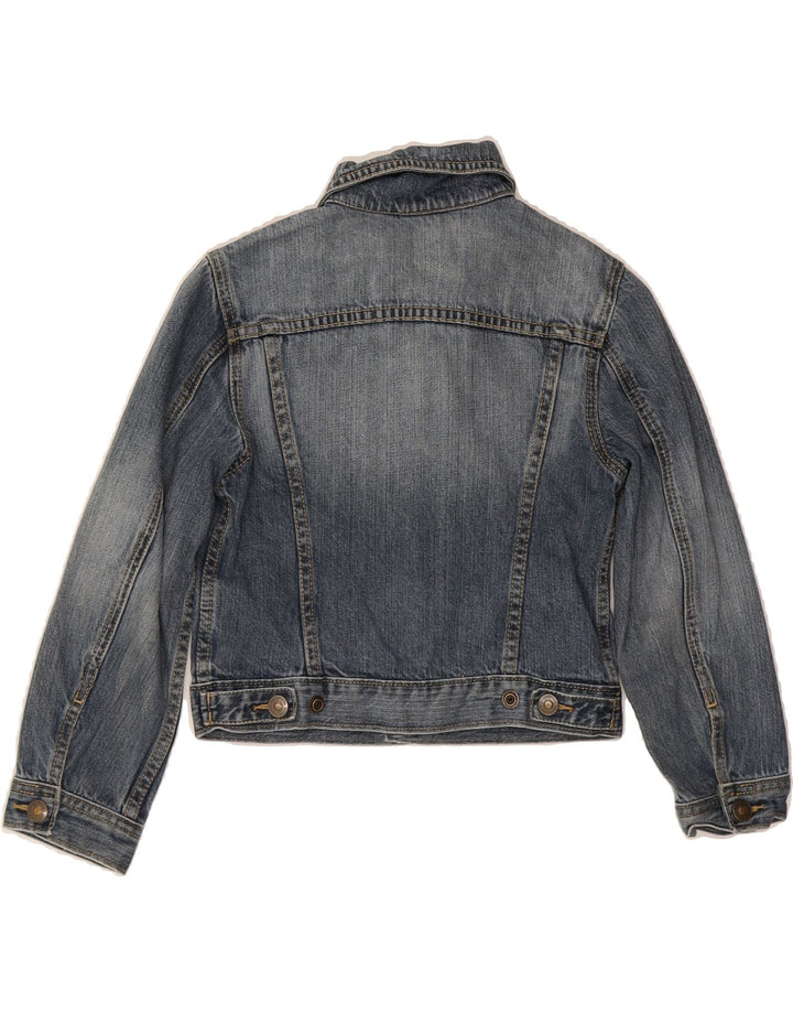 BENETTON Boys Denim Jacket 5-6 Years Small Blue Cotton Vintage Benetton and Second-Hand Benetton from Messina Hembry 