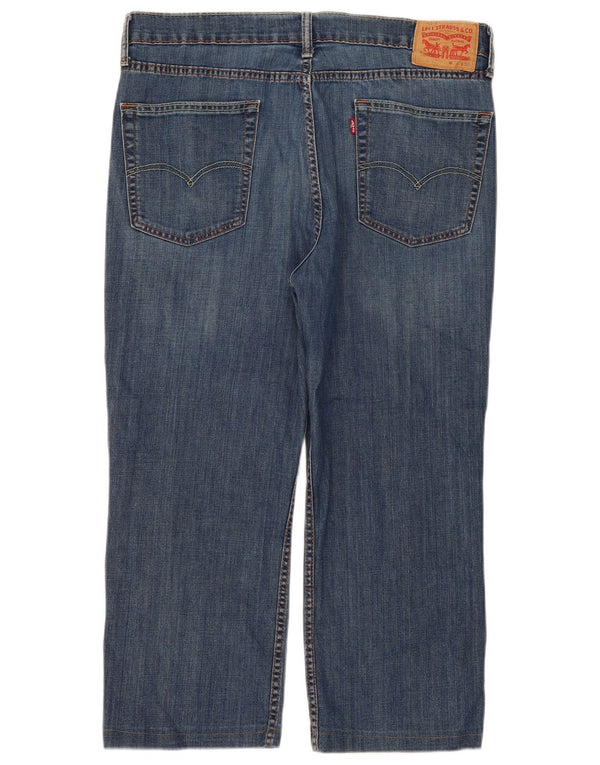 Levi's Damen Capri-Jeans W36 L23 Blaue Baumwolle