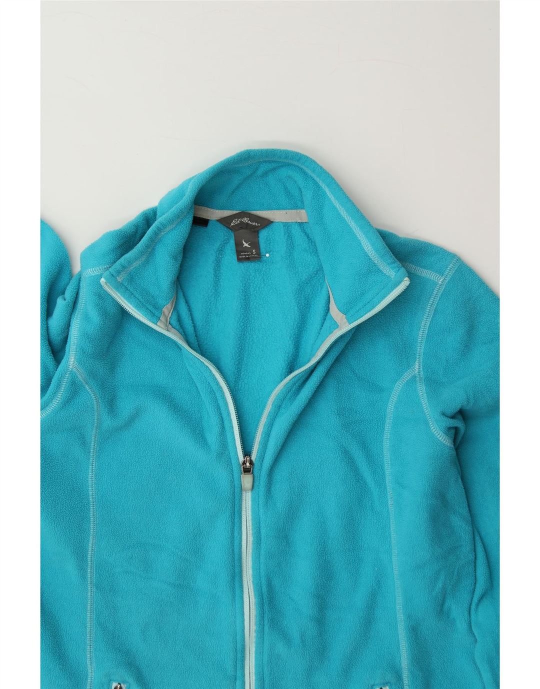 EDDIE BAUER Womens Fleece Jacket UK 10 Small Blue Polyester Vintage Eddie Bauer and Second-Hand Eddie Bauer from Messina Hembry 
