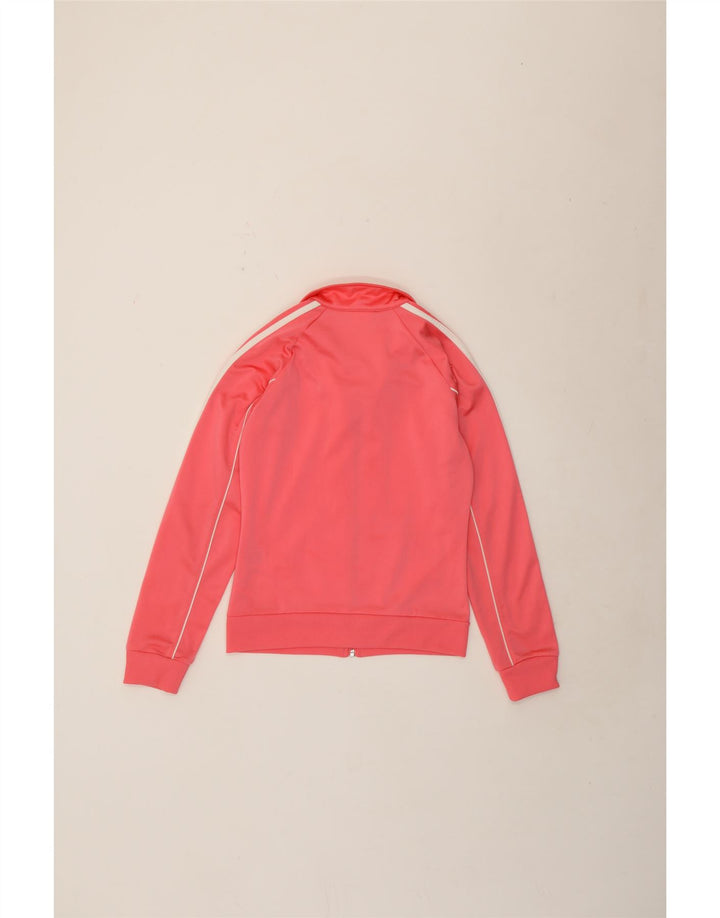 Adidas Womens Tracksuit Top Jacket UK 10 Small  Pink Polyester