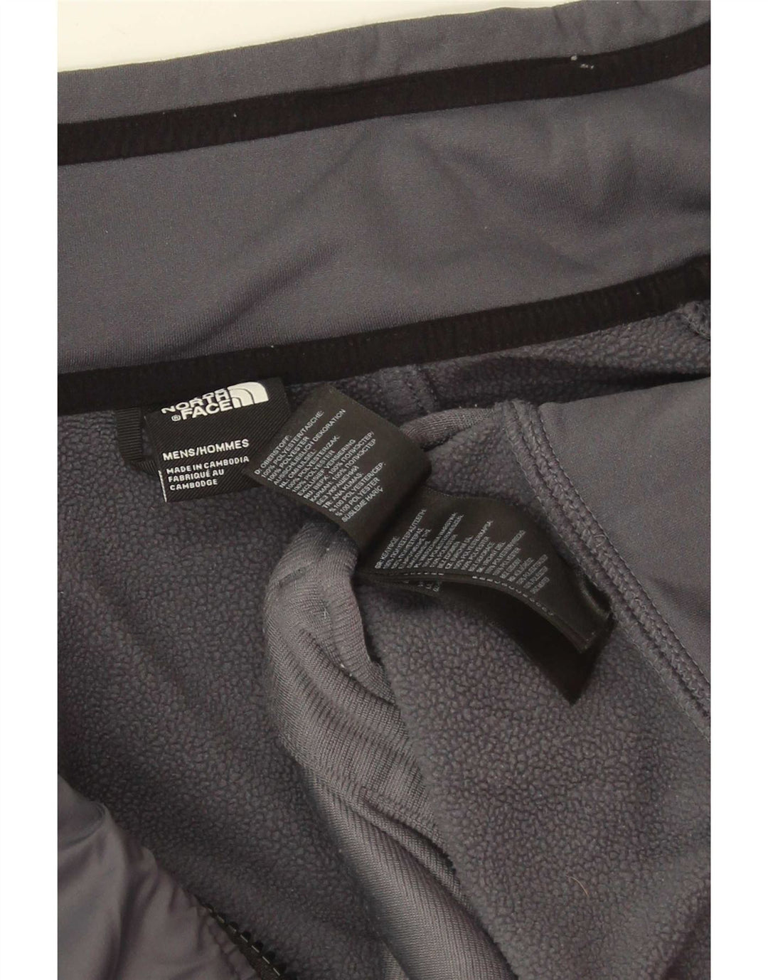 The North Face Mens Tracksuit Top Jacket Small Grey Polyester